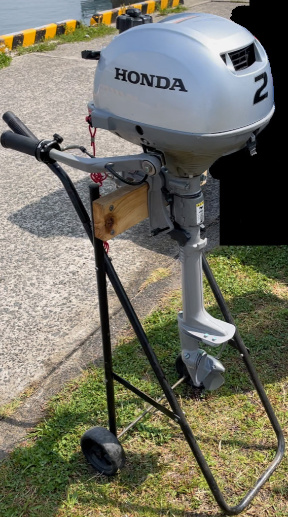 ホンダ2馬力BF2DHの船外機スタンドは自作可能？設計図を書いてみた 